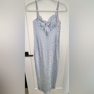 BRAND NEW Victoria’s Secret Baby Blue Maxi Slip Gown